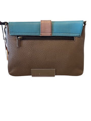 Soruka - Colourful Leather Shoulder/Crossbody Bag with Wrist Strap (047910L) (4 colours)