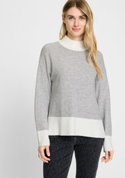 Olsen - Cora - Super soft Two Tone Crew Neck Jumper (11004654)