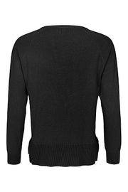 Sunday - Round Neck Fine Knit Long Sleeve Jumper (2 colours)