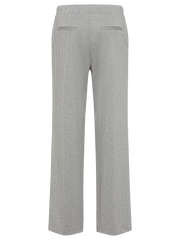 Olsen - Anna - Wide Leg Light Grey Trousers with Draw String Tie (14002209)