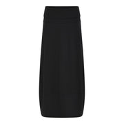 NOEN - Bubble Shape Long Black Skirt with Elasticated Waistband (85729-9480)