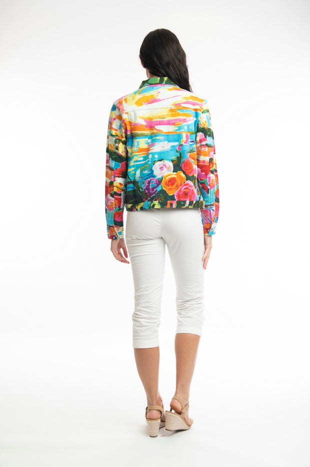 Orientique - Biker Jacket Sorrento Print