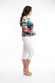 Orientique - Biker Jacket Sorrento Print