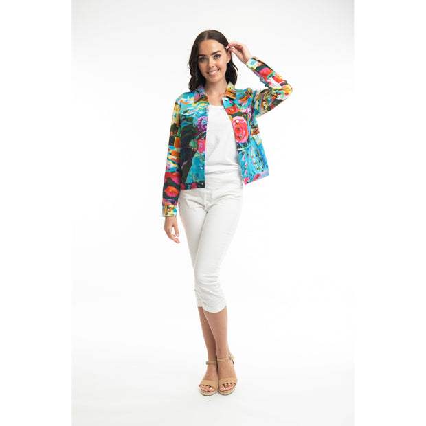 Orientique - Biker Jacket Sorrento Print