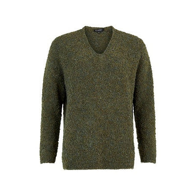 Sunday - V Neck Long Sleeve Jumper in Jungle Green (6695-6831)