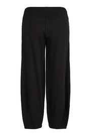 NOEN - Ankle Length Loose Fit Trousers with Tapered Ankles (2 colours)