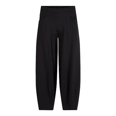 NOEN - Ankle Length Loose Fit Trousers with Tapered Ankles (2 colours)