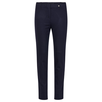 Robell – Rose Slim Leg Jersey Trouser in Navy (52625-54501)