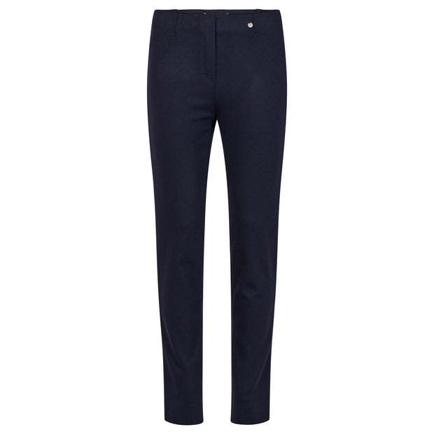 Robell – Rose Slim Leg Jersey Trouser in Navy (52625-54501)