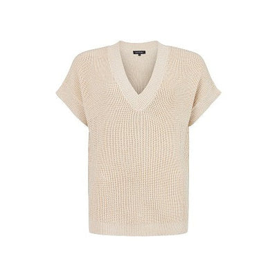 Sunday - V Neck Ribbed Knit Slipover (6006-6117)