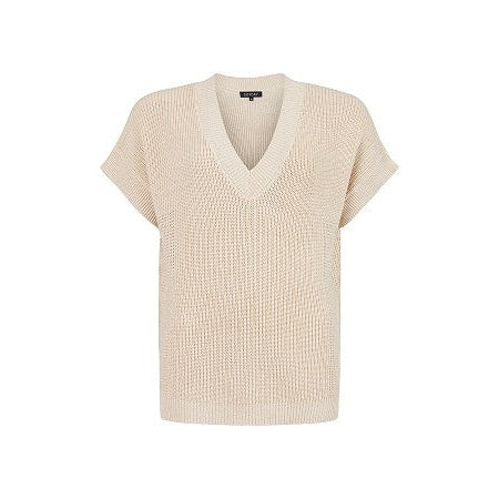 Sunday - V Neck Ribbed Knit Slipover (6006-6117)