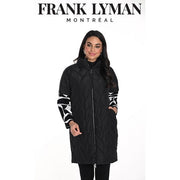 Frank Lyman - Black Quilted Coat With Knitted Back and Sleeves