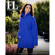 Frank Lyman - Royal Blue Soft Knit 3/4 Length Coat (243507U)