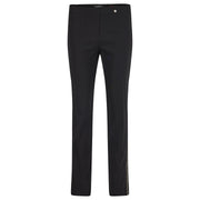 Robell – Marie - Straight Leg Full Length Trousers with Diamante Detail on side hemline (53544-5499)