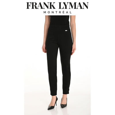 Frank Lyman - Black Evening Wear Cropped Trousers with Elasticated Waistband