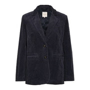 Part Two - ChrisannePW Soft Cord Blazer in Dark Navy