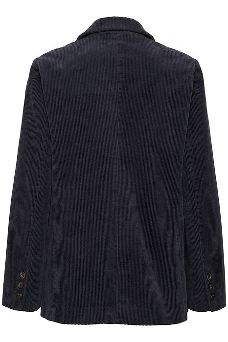 Part Two - ChrisannePW Soft Cord Blazer in Dark Navy