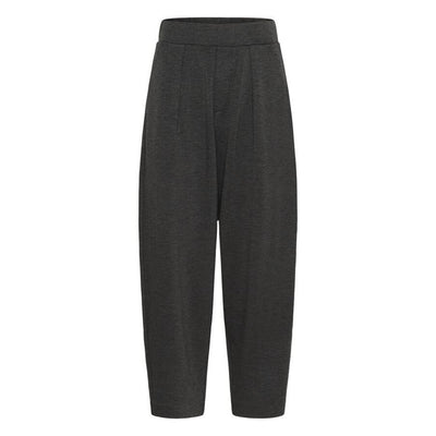 InWear - PannieIW - Ankle Length Sweatpant Trouser in Dark Grey Melange (30110151)