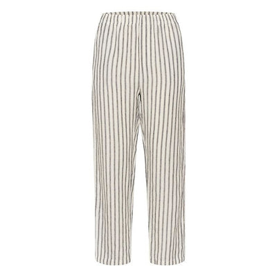 Part Two - EmiolaPW Wide Leg Black Stripe Linen Trousers