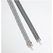 Kris-Ana - Detachable Bag Strap - Black & White Woven (400)