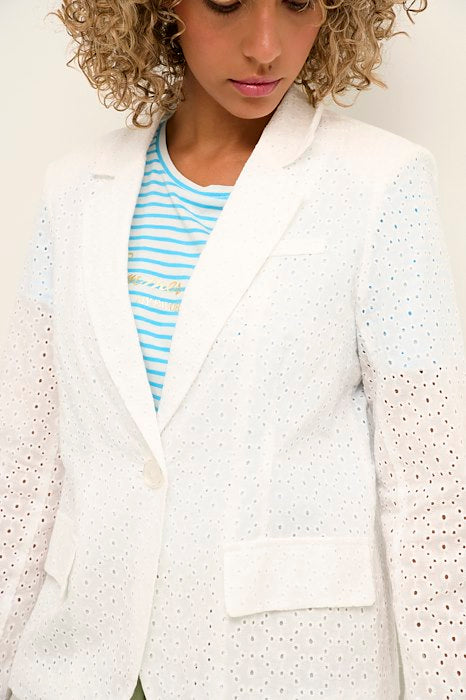 CREAM  – CRZum Cotton Blazer