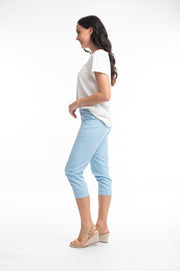 Orientique - Elasticated Waist Capri Trousers (5605) (3 colours)