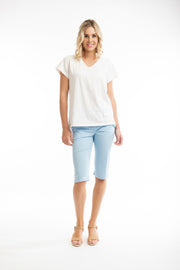 Orientique - Elasticated Waist Bermuda Shorts (5608) (3 colours)