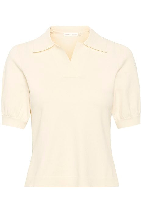 InWear - MiriosIW Short Sleeve V Neck Jumper with Collar (2 colours)