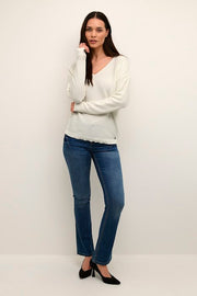 CREAM - CRSillar V Neck Cotton Pullover (2 colours)