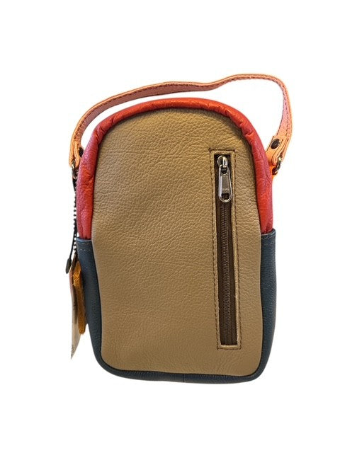 Soruka - Ruth - Small Multi Compartment Leather Crossbody Bag (81124) (4 colours)
