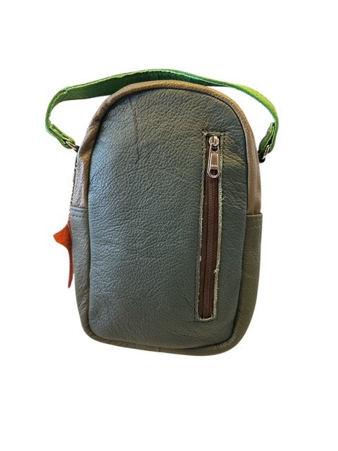 Soruka - Ruth - Small Multi Compartment Leather Crossbody Bag (81124) (4 colours)