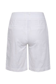 Part Two - SoffasPW Smart Cotton Shorts in White