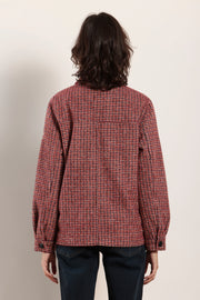 Mat De Misaine - Filet - Short Woollen duffle-coat with small checks