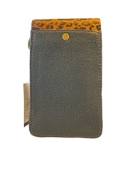 Soruka - GIA - Phone Bags In Orange or Yellow Leather with Print Flap (83021) (4 colours)