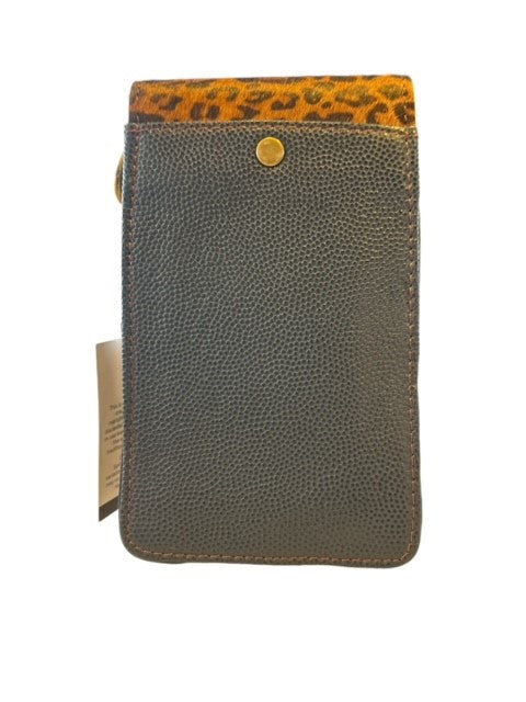 Soruka - GIA - Phone Bags In Orange or Yellow Leather with Print Flap (83021) (4 colours)