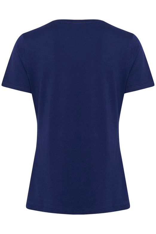 CREAM - Naia Short Sleeve V Neck Tee Shirt (3 colours) (10604508)