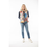 Orientique - Oriental Print - Bright & Bold Long Gilet