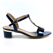 Lunar Shoes - Blaze - Navy Patent Sandal