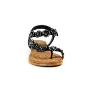 Lunar Shoes - Charlotte II Toe Loop Flower Sandal (2 colours)