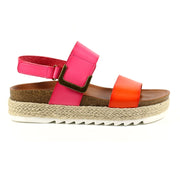 Lunar Shoes - Deanna II Wedge Sandal in Pink