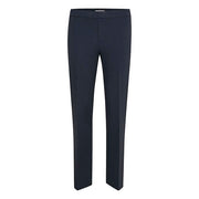 Part Two - PontaPW Easy Fit Straight Leg Trouser in Dark Navy