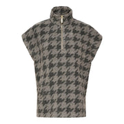 CREAM - CRChea Sleeveless Waistcoat in Grey Check