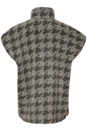 CREAM - CRChea Sleeveless Waistcoat in Grey Check