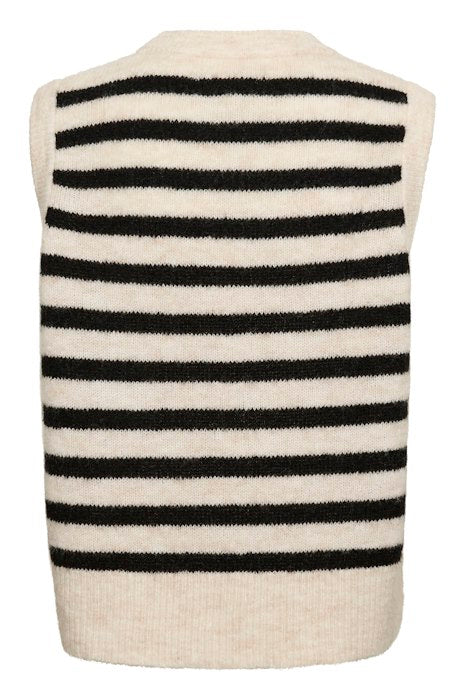 Part Two - EmmelyPW Black Striped Sleeveless Top