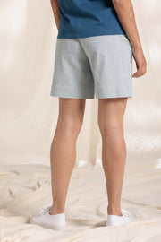 Mat De Misaine - Balino - Bermuda Shorts with a Navy Stripe