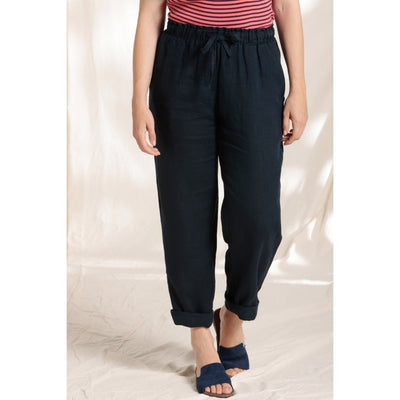 Mat De Misaine -   Paros Linen Trousers with Elasticated Waistband