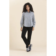 Mat De Misaine - Cycle - Cotton Long Sleeve Check Print Blouse