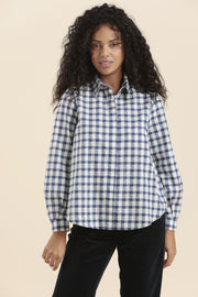 Mat De Misaine - Cycle - Cotton Long Sleeve Check Print Blouse