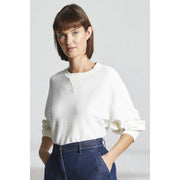Mat De Misaine - Marly - Ribbed Sweatshirt in Cream