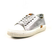 Lazy Dogz Shoes - Starlet Silver Leather Trainer (FLD106SL)